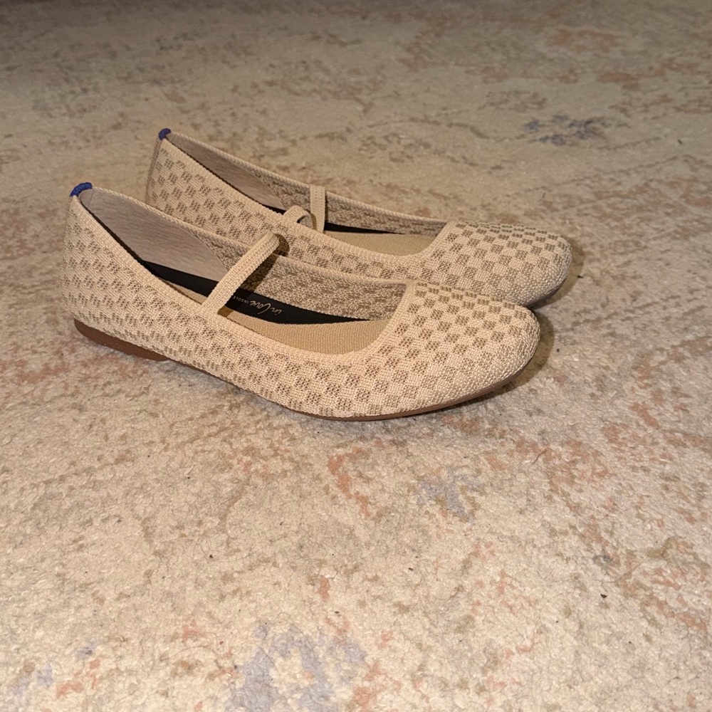 Rothy's Max Square Mary Jane Flats - Frappe Checkered - Picture 3 of 7